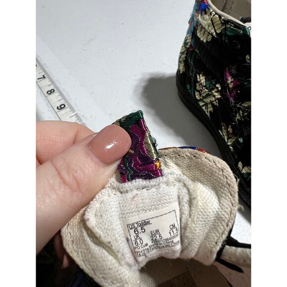 Vans Sk8-Hi Zip  X Opening Ceremony  Floral Shoes Toddler 6.5 - Picture 6 of 6